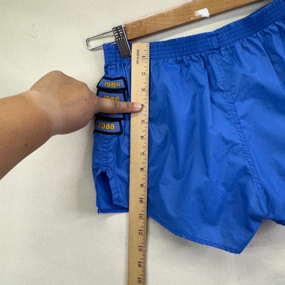Soffe Vintage Soccer Shorts Womens XS Blue Eureka Soccer Club 1980s Retro Sporty - Picture 7 of 8